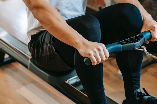 Rowing exercise at discount home without machine